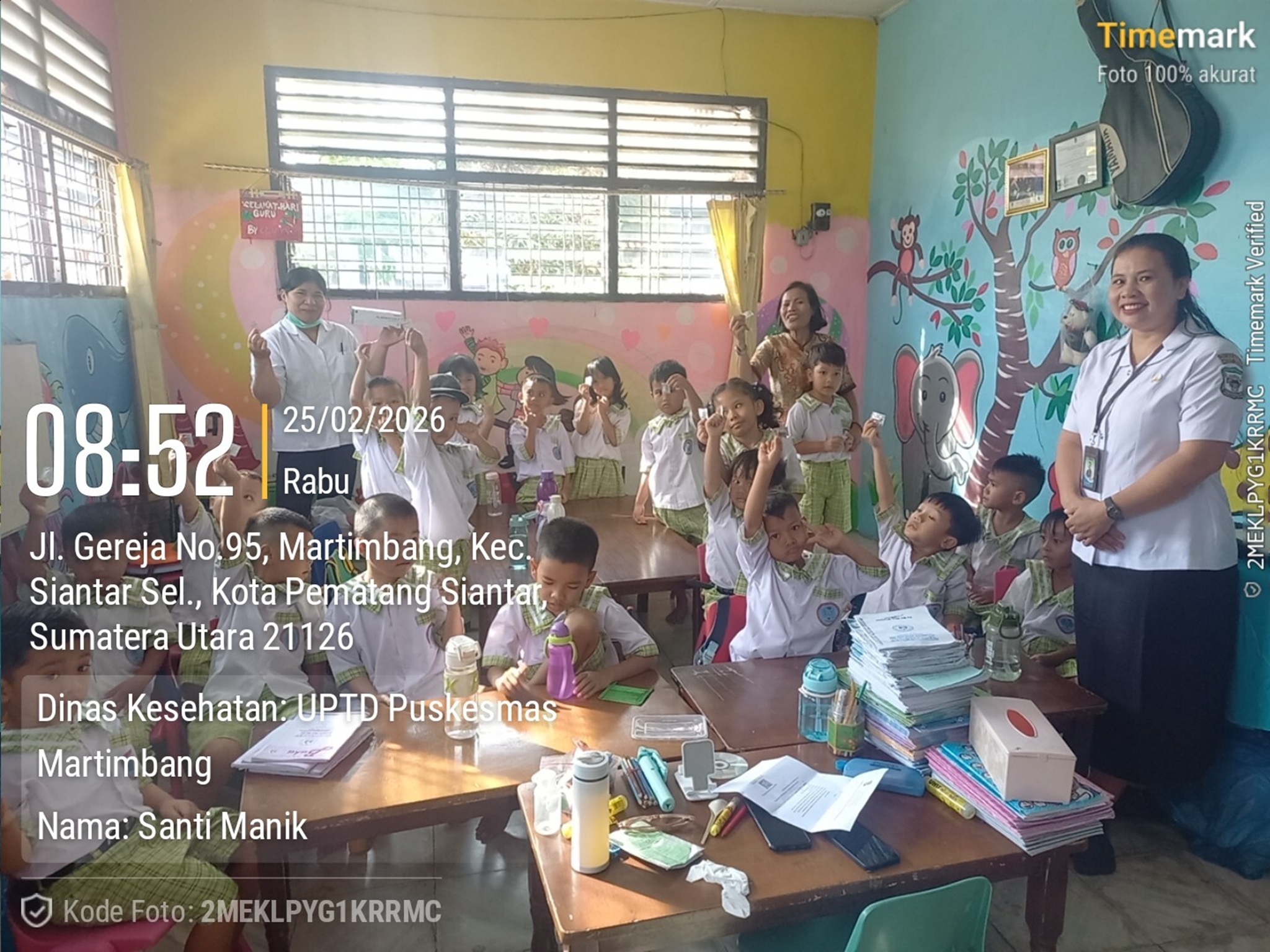 Kegiatan pemberian obat cacing rutin di SD dan TK sebagai bentuk komitmen mewujudkan anak sehat dan 